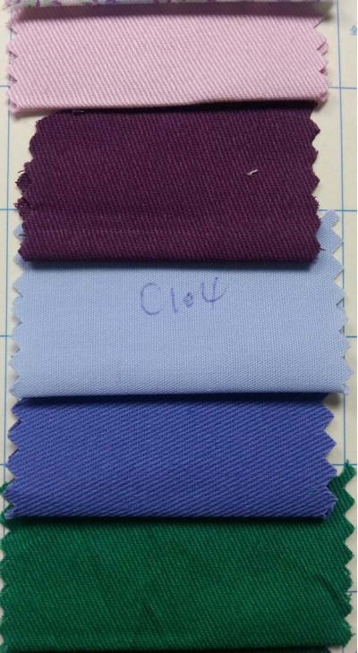 SX- YLF 全棉紗絹C20*20/100*52 全棉紗卡C21*21/108*58 全棉平布C20*20/60*60 耐漂白水 耐氯漂 制服 Anti bleaching bleaching resistant 側面照